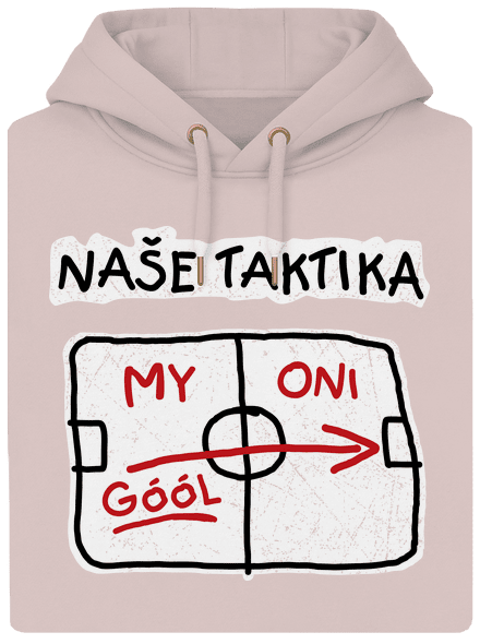 Naše taktika unisex mikina premium Rose Chalk