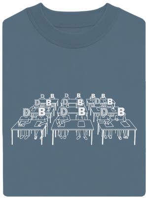 Cimrman: Debil, blbeček unisex mikina bez kapuce Nordic Blue