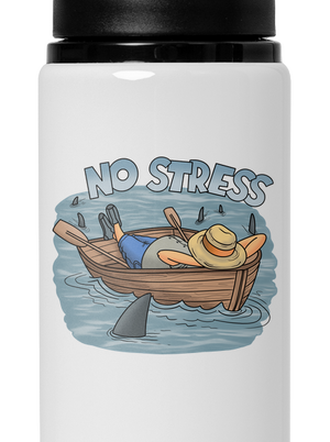 No stress lahev na vodu White