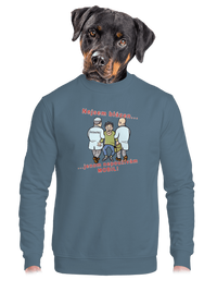 unisex mikina bez kapuce