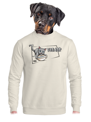 unisex mikina bez kapuce