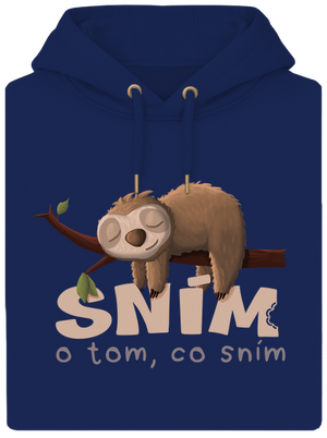 Sním o tom, co sním unisex mikina premium Navy