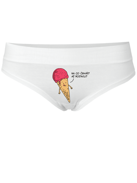 Zmrzlina - bílé kalhotky