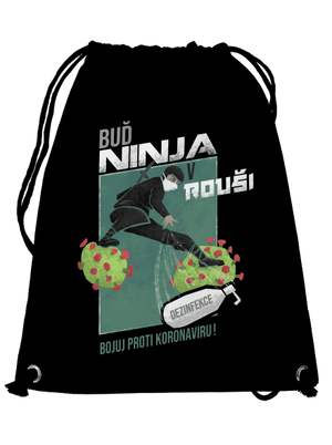Ninja v rouši vak Black