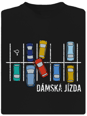 Dámská jízda pánské sportovní tričko Black