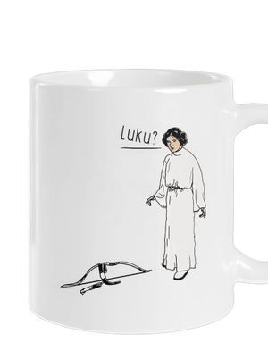 Luke a Leia klasický hrnek White