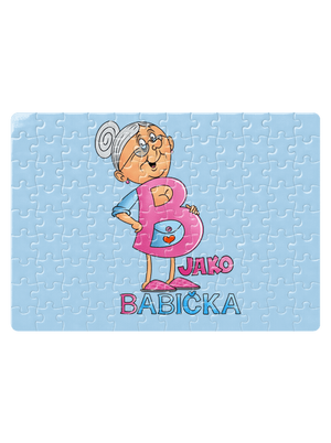 B jako babička puzzle White