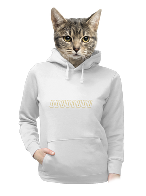 B18: Bába pod kořenem dámská mikina klokanka White