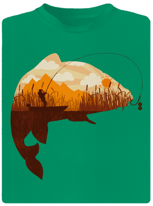 Kapitální úlovek dětské sportovní tričko Kelly Green Mal