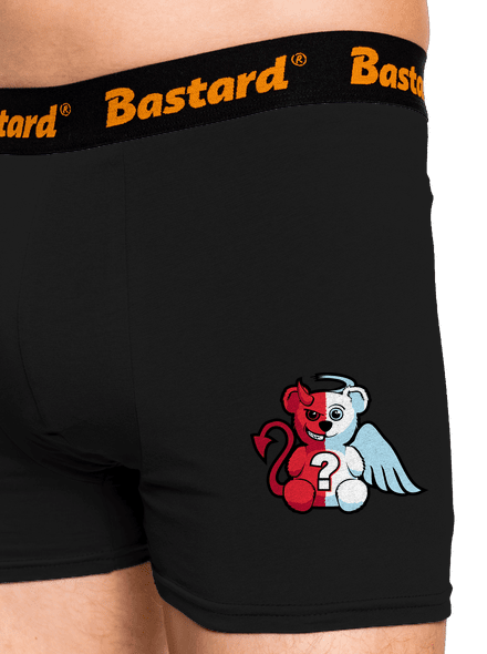 Anděl vs. ďábel boxerky Black
