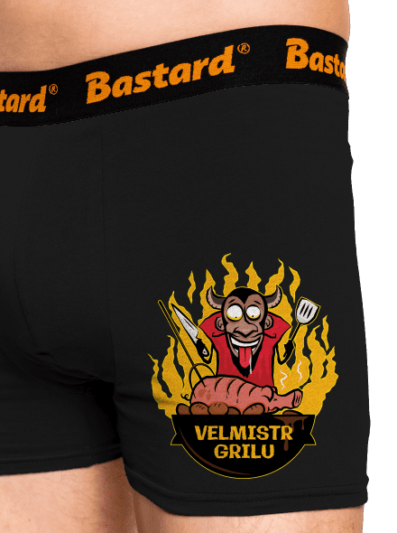 Velmistr grilu boxerky Black