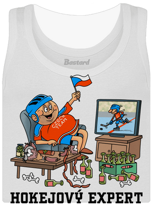 Hokejový expert dámské tílko klasické White