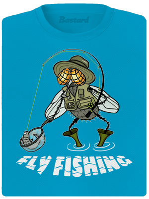 Fly fishing dámské sportovní tričko Blue Atol