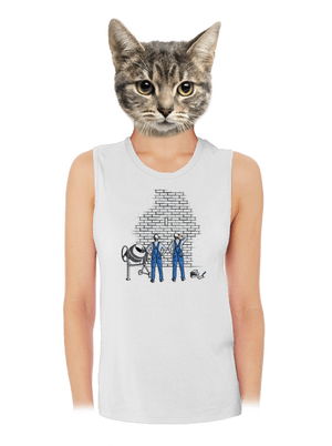 Zedníci dámské tílko volné White