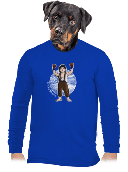 Rocky Bilboa pánské dlouhý rukáv Royal Blue