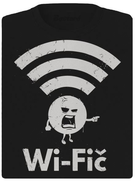 Wifič dámské sportovní tričko Black