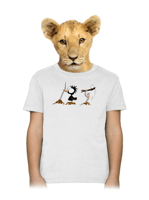 Nesprávný konec dětské tričko White