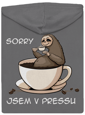 V pressu dámská mikina na zip Steel Gray