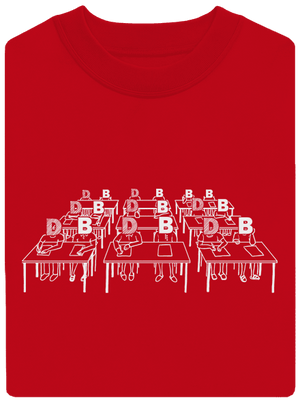 Cimrman: Debil, blbeček unisex mikina bez kapuce Red