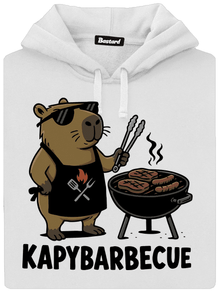 Kapybarbecue dámská mikina klokanka White