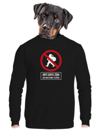 unisex mikina bez kapuce