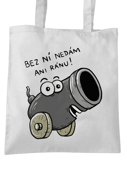 Dělo a koule taška White