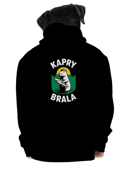 Kapry brala pánská mikina na zip Black
