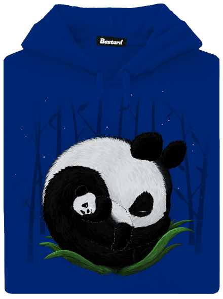 Dvě spící pandy dámská mikina klokanka Royal Blue Mal