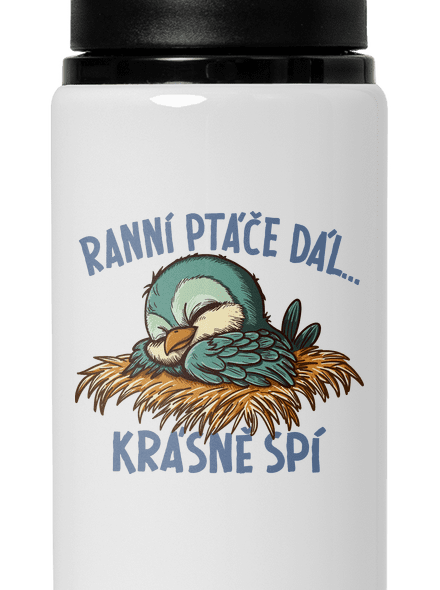 Ranní ptáče spí lahev na vodu White