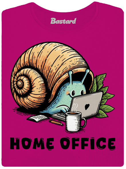 Šnekův home office dámské tričko Fuchsia Red