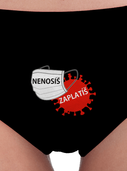 Nenosíš zaplatíš dámské kalhotky Black