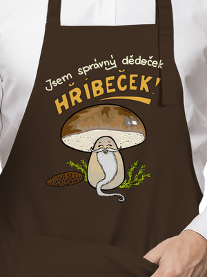 Babka a hříbeček zástěra Chocolate Sol