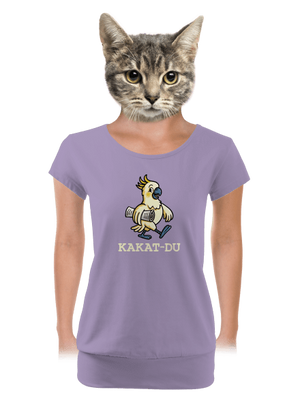 Kakat-du dámské tričko s lemem Lavender