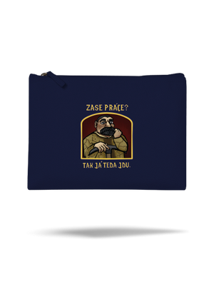 Zase práce? taštička French Navy