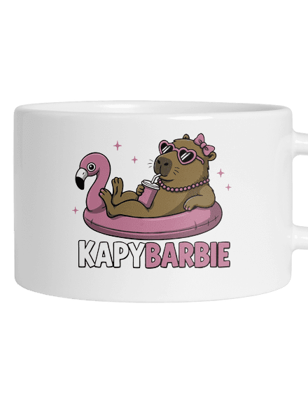 Kapybarbie hrnek makronka White