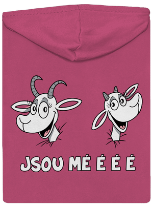 Kozy Jsou méééé dámská mikina na zip Magenta