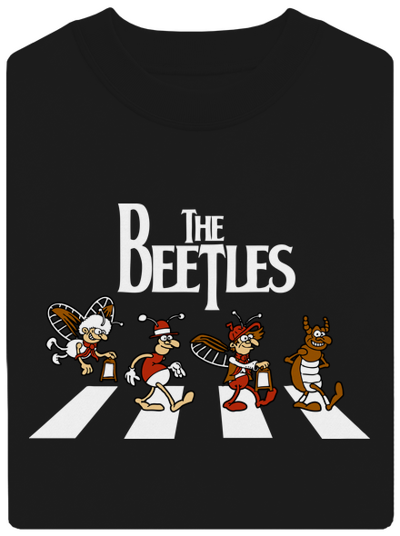 Beatles unisex mikina bez kapuce Black