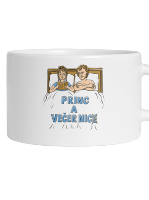 Princ a Večer nic hrnek makronka White