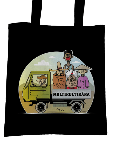Multikultikára taška Black