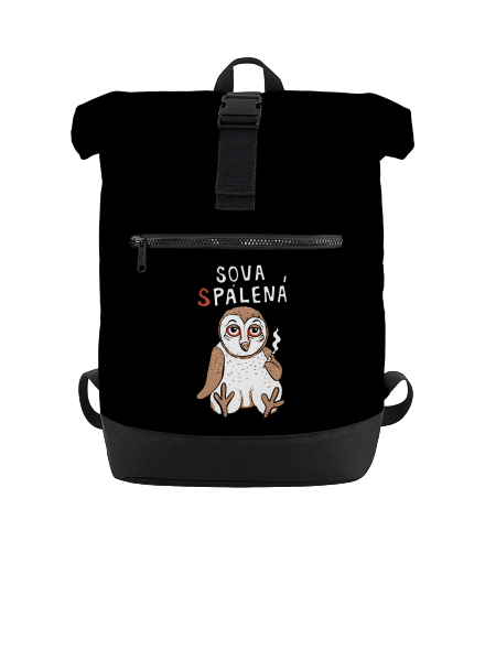 Sova Pálená batoh Black