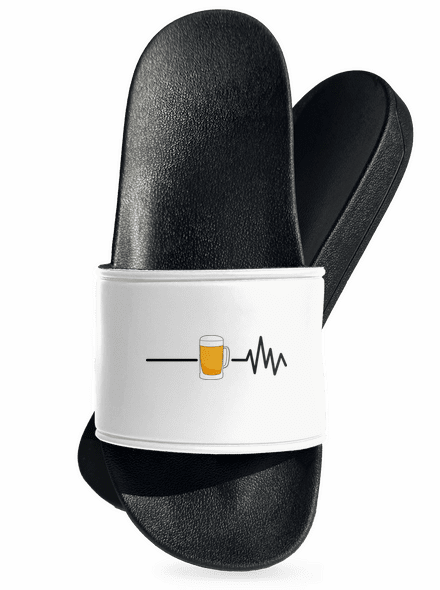 Beer help pantofle White