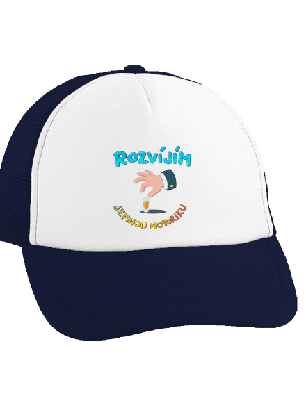 Jemná notorika kšiltovka truckerka French Navy cap