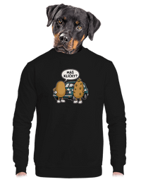 unisex mikina bez kapuce