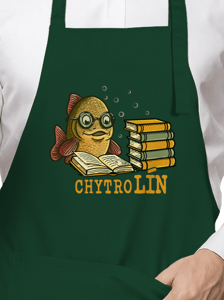 Chytrolín zástěra Bottle Green