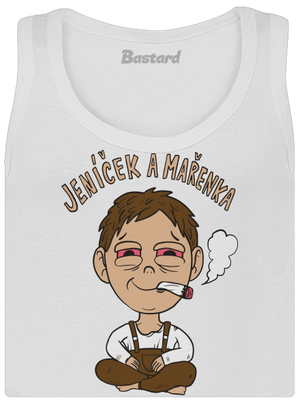 Jeníček a mařenka dámské tílko klasické White