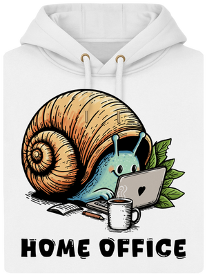 Šnekův home office unisex mikina premium Snowwhite