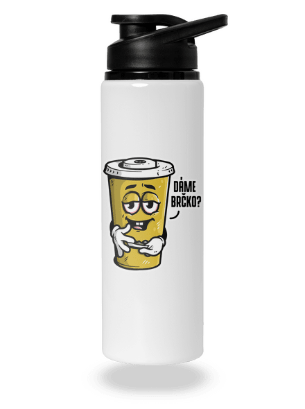 Dáme brčko? lahev na vodu White