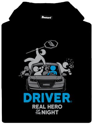 Driver dámská mikina klokanka Black