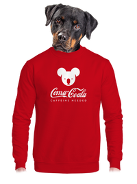 unisex mikina bez kapuce