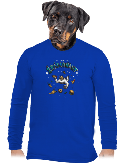 Žrádlonaut pánské dlouhý rukáv Royal Blue